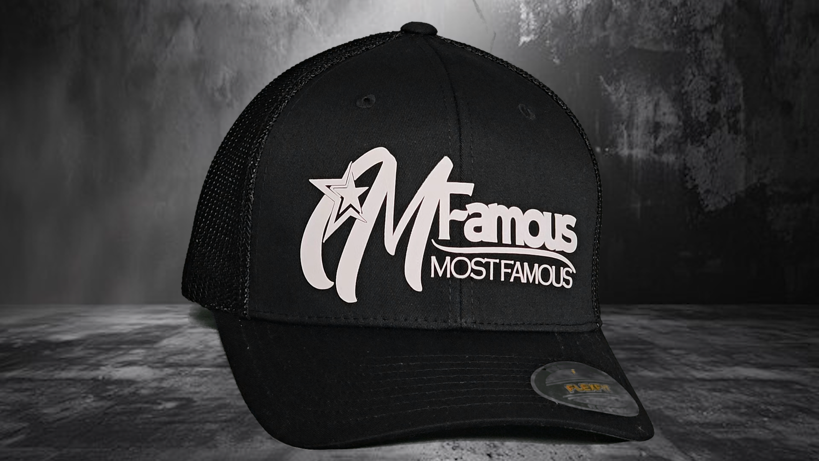 mfamous fitted cap by t.k.i.n.s. mfamous fitted cap by t.k.i.n.s.