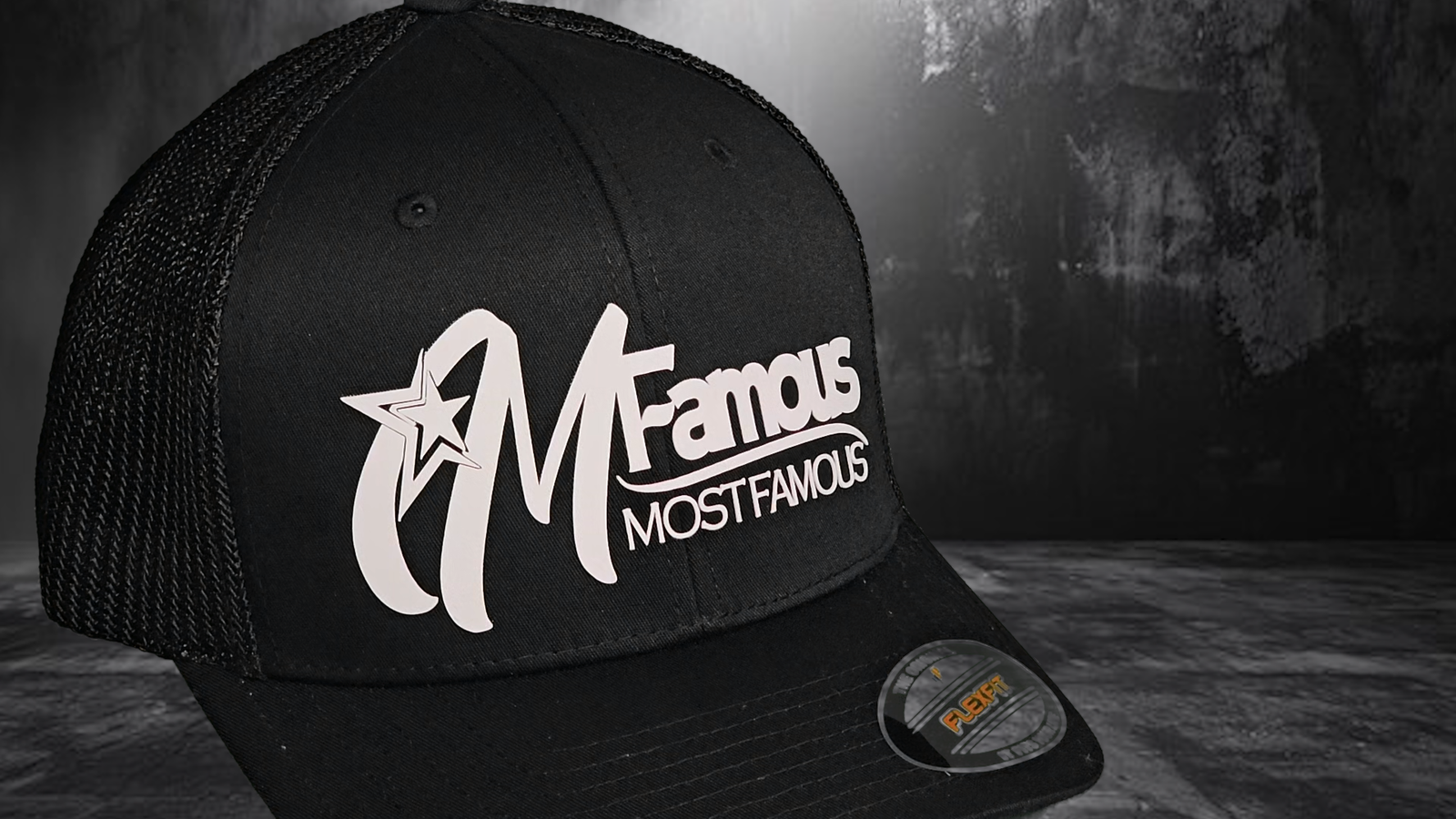 mfamous fitted cap by t.k.i.n.s. mfamous fitted cap by t.k.i.n.s.